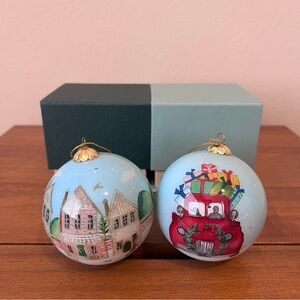 Pier 1 Li Bien 2019 Ornaments Christmas Village Tree Truck Presents Dog Wreath